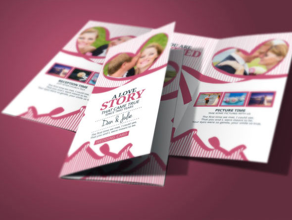 Image result for wedding invitation brochure design